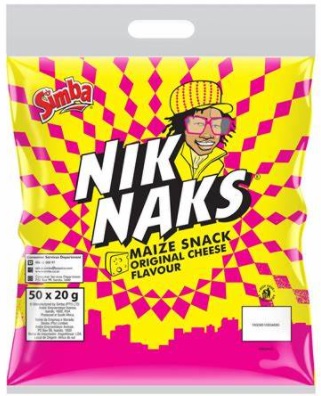 Niknaks Original Cheese Maize Snack Baler - 20.0g - Each 1